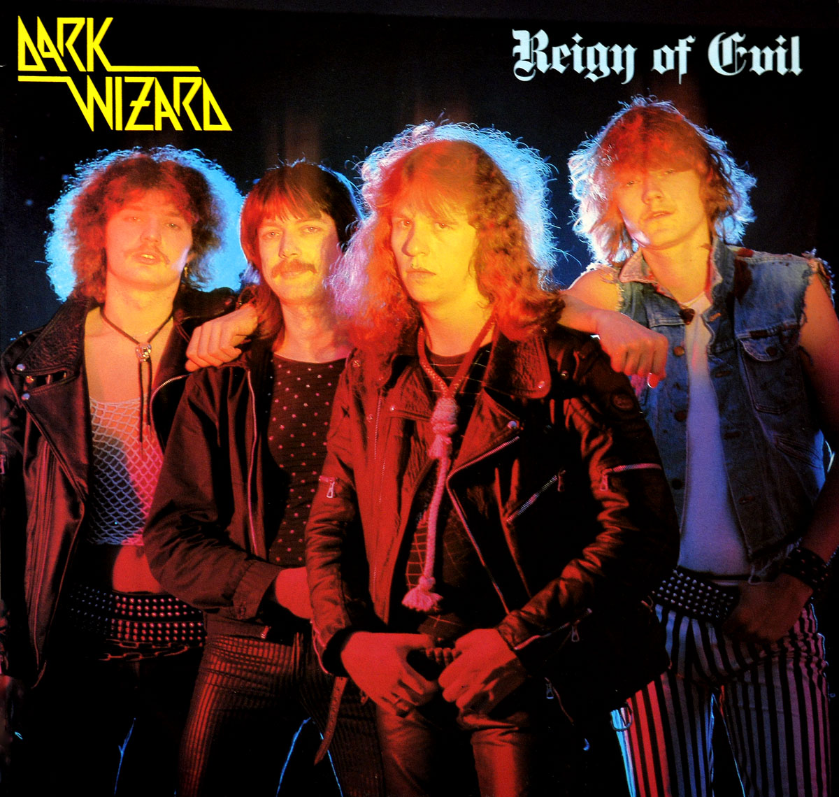 large album front cover photo of: DARK WIZARD Reign of Evil NETHERLANDS 